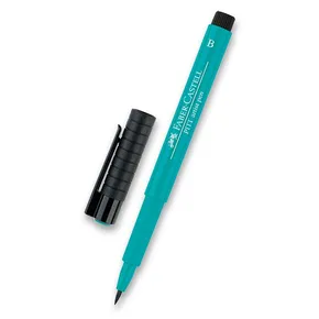 Popisovač Faber-Castell Pitt Artist Pen Brush - zelené odtiene 156